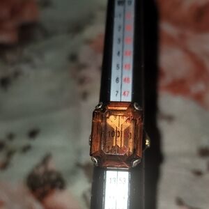 Avon Gold and Brown Gemstone Ring